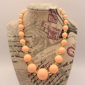 Vintage Lucite Beaded Necklace